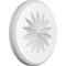 Ekena Millwork Standard Grayson Flower Rosette With Rounded Edge, 5"W x 5"H x 1/2"P ROSP050X050X050GRY11 - alternate 1